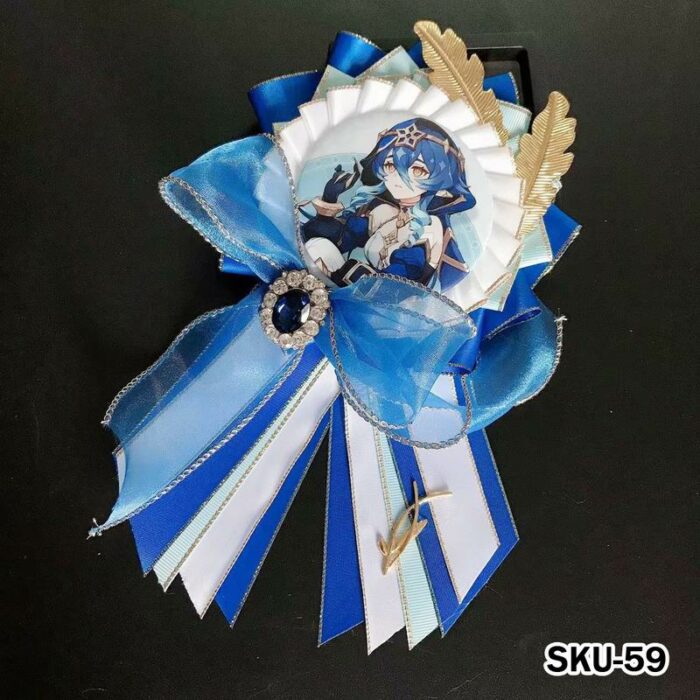 Handmade Ita Bag Rosette Ribbon Accessory Ornament 58mm 丨 Myitabag