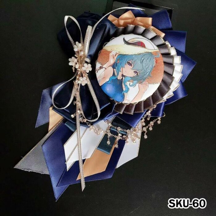 Handmade Ita Bag Rosette Ribbon Accessory Ornament 58mm 丨 Myitabag