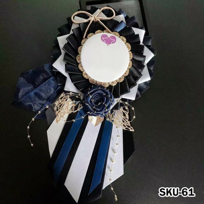 Handmade Ita Bag Rosette Ribbon Accessory Ornament 58mm 丨 Myitabag