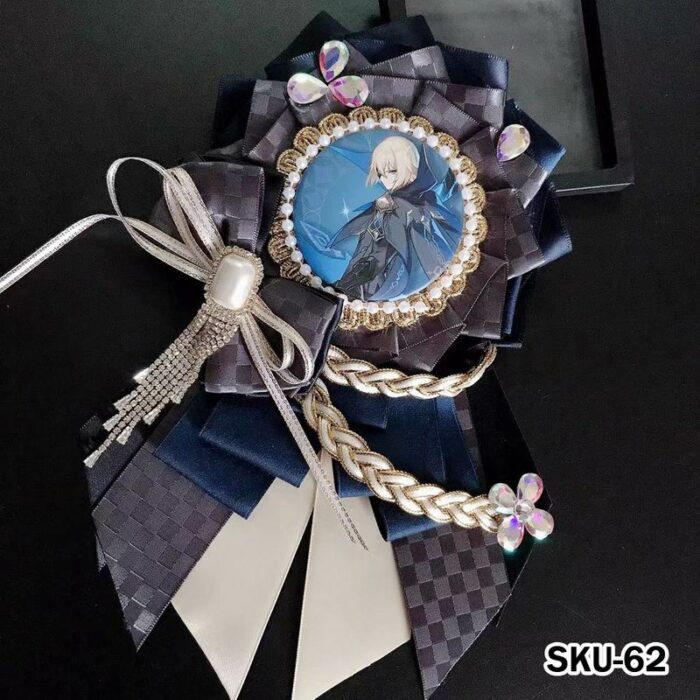 Handmade Ita Bag Rosette Ribbon Accessory Ornament 58mm 丨 Myitabag