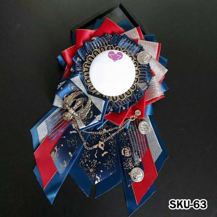 Handmade Ita Bag Rosette Ribbon Accessory Ornament 58mm 丨 Myitabag