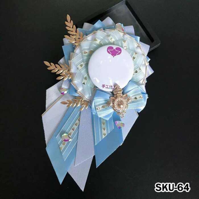 Handmade Ita Bag Rosette Ribbon Accessory Ornament 58mm 丨 Myitabag