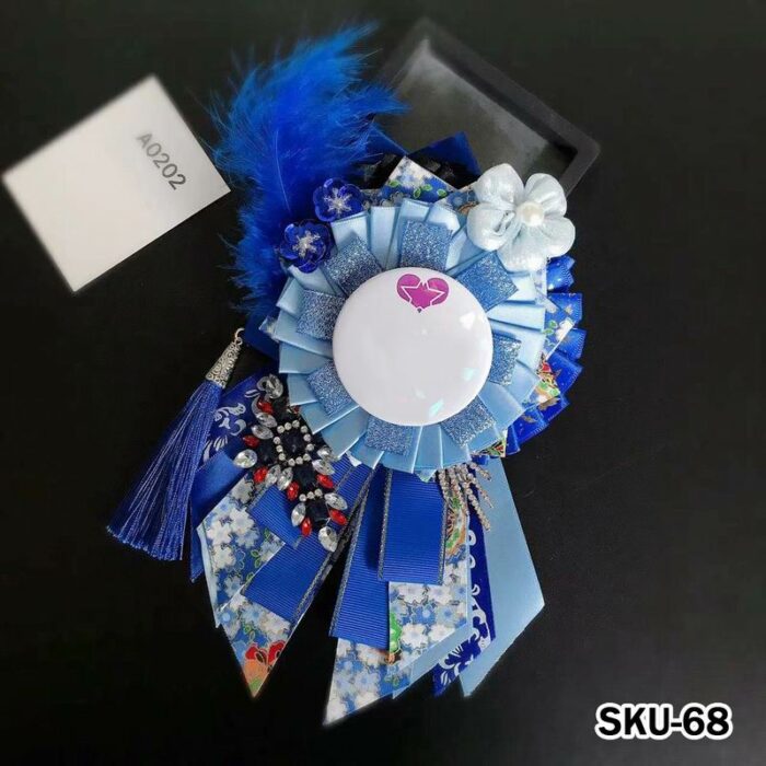 Handmade Ita Bag Rosette Ribbon Accessory Ornament 58mm 丨 Myitabag