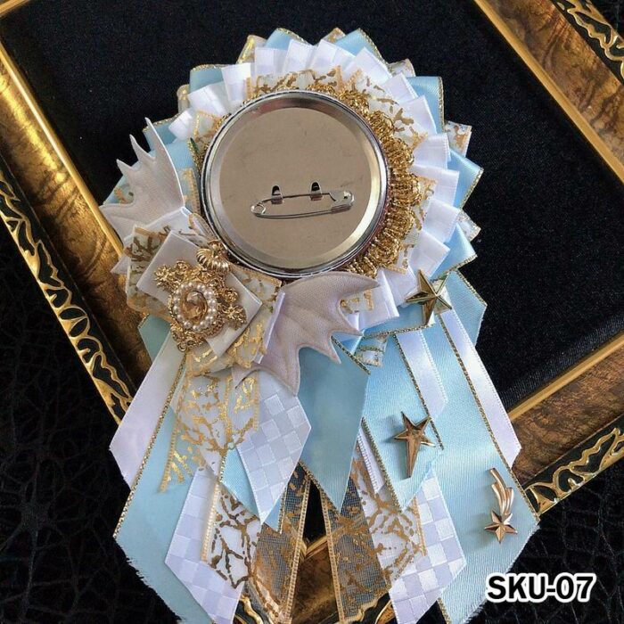 Handmade Ita Bag Rosette Ribbon Accessory Ornament 58mm 丨 Myitabag