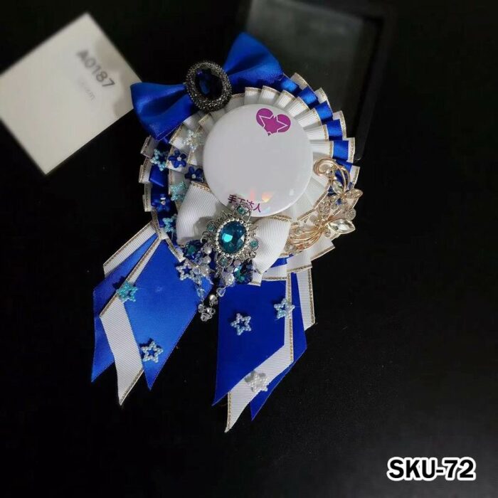 Handmade Ita Bag Rosette Ribbon Accessory Ornament 58mm 丨 Myitabag