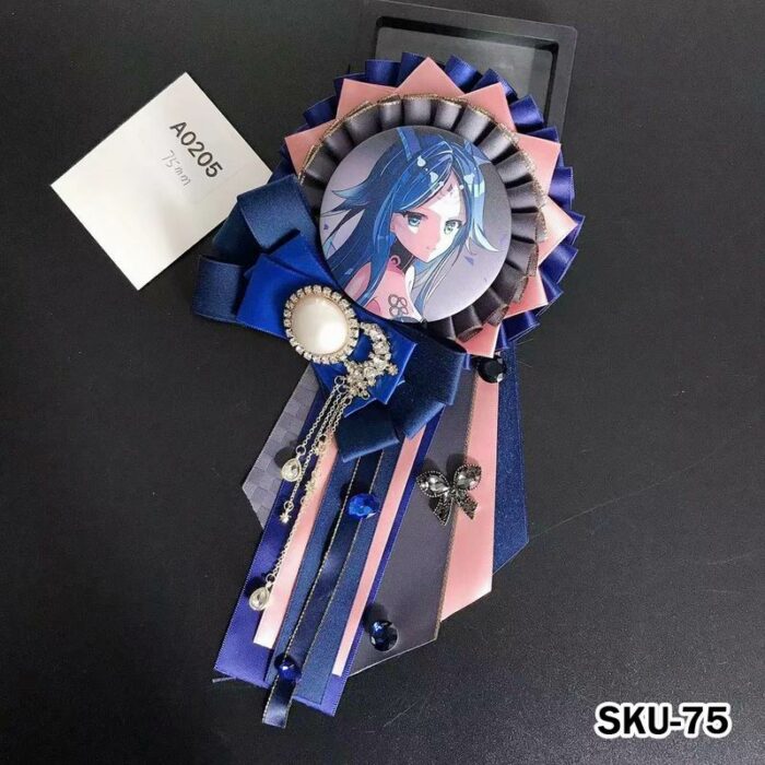 Handmade Ita Bag Rosette Ribbon Accessory Ornament 58mm 丨 Myitabag