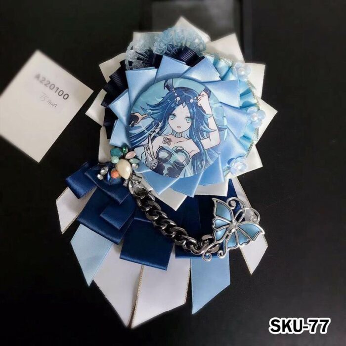 Handmade Ita Bag Rosette Ribbon Accessory Ornament 58mm 丨 Myitabag