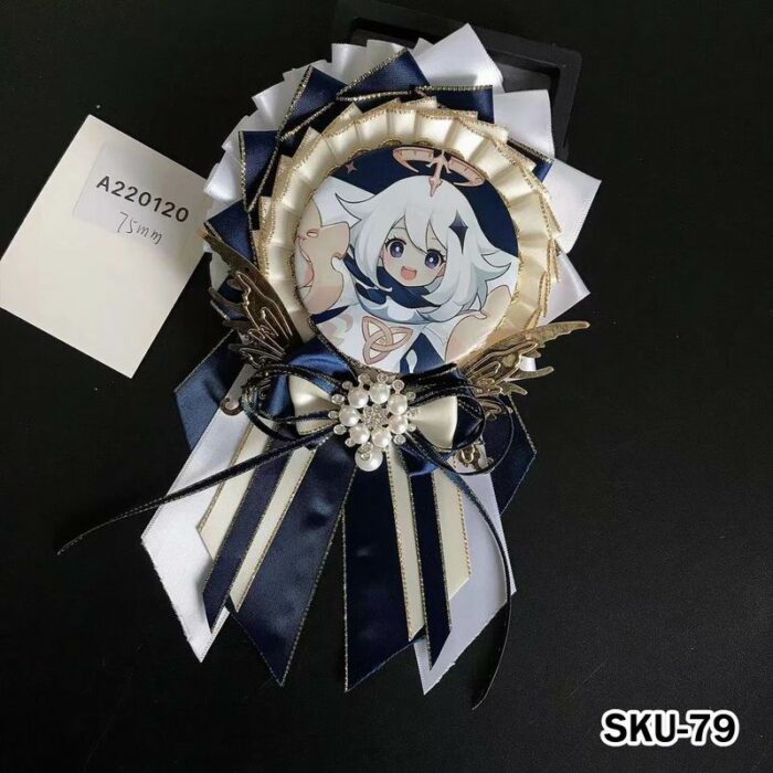 Handmade Ita Bag Rosette Ribbon Accessory Ornament 58mm 丨 Myitabag