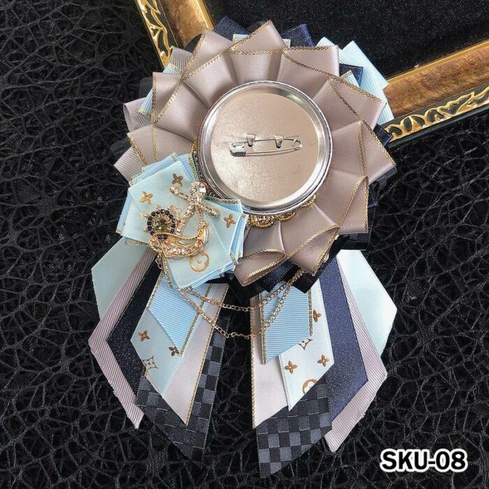 Handmade Ita Bag Rosette Ribbon Accessory Ornament 58mm 丨 Myitabag