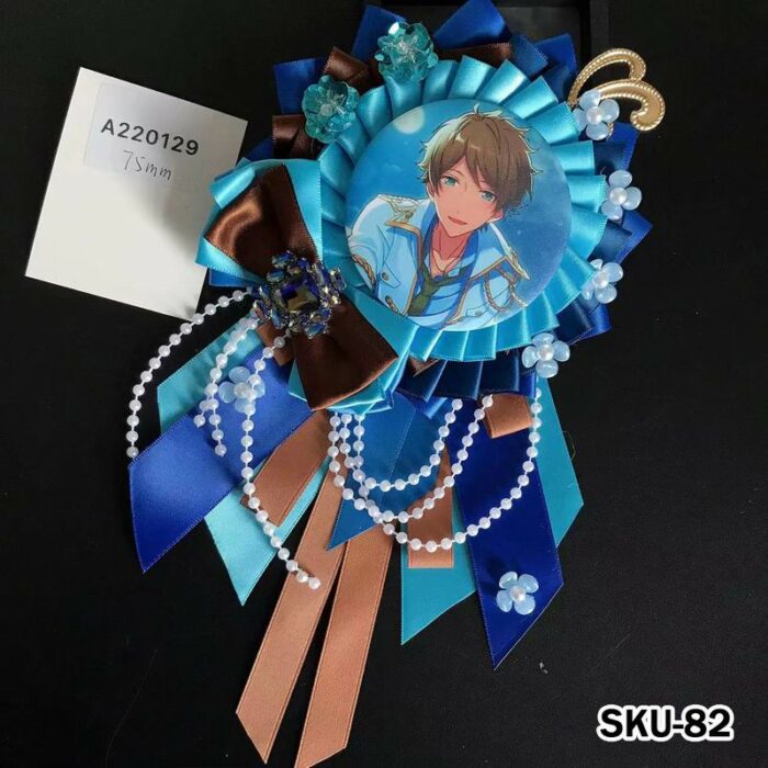 Handmade Ita Bag Rosette Ribbon Accessory Ornament 58mm 丨 Myitabag
