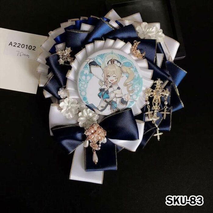 Handmade Ita Bag Rosette Ribbon Accessory Ornament 58mm 丨 Myitabag