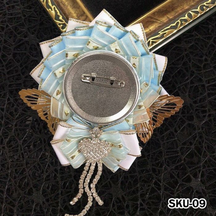 Handmade Ita Bag Rosette Ribbon Accessory Ornament 58mm 丨 Myitabag