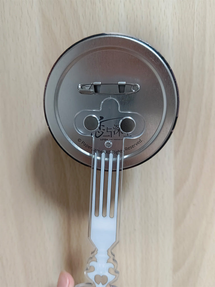 Gothic Fork-Style Acrylic Magnetic Badge Display Stick 丨 Myitabag