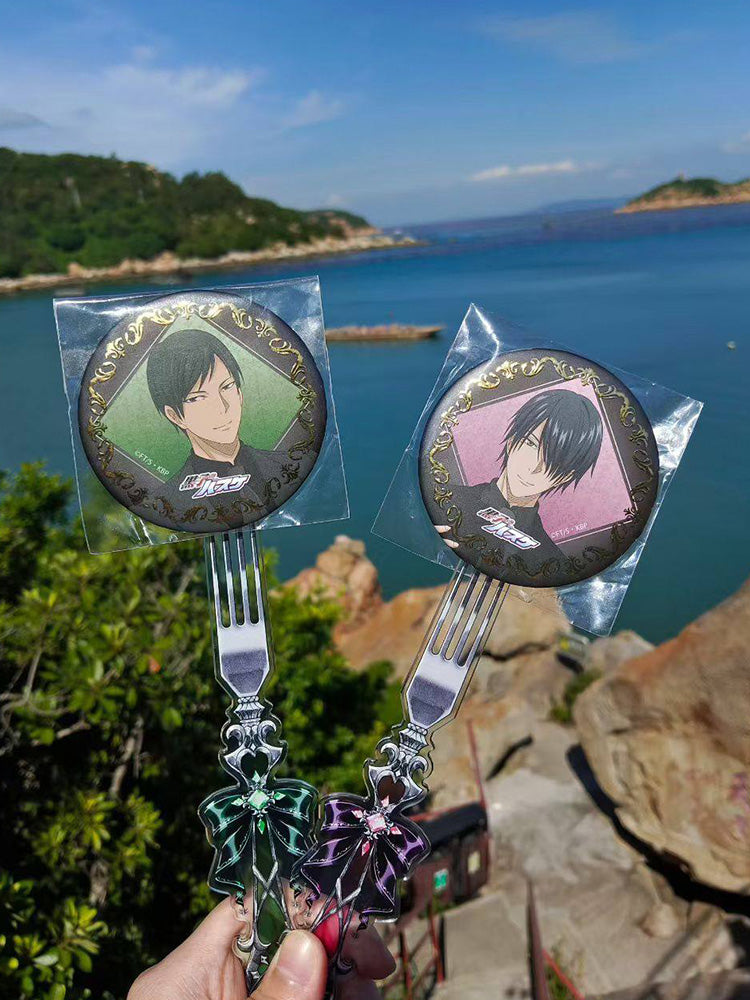Gothic Fork-Style Acrylic Magnetic Badge Display Stick 丨 Myitabag