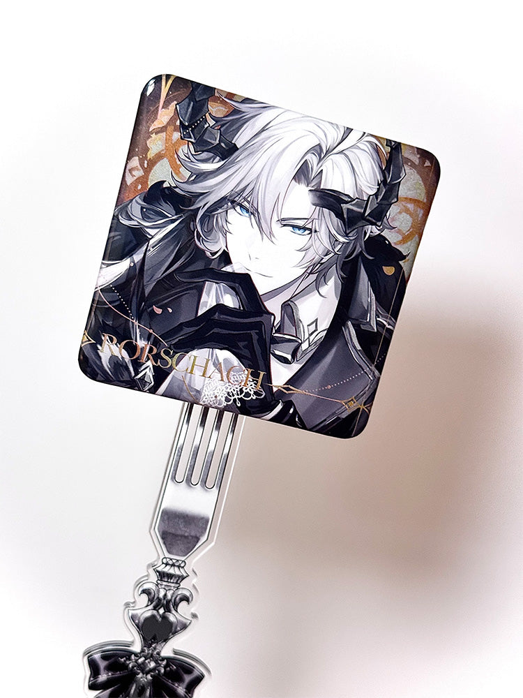 Gothic Fork-Style Acrylic Magnetic Badge Display Stick 丨 Myitabag