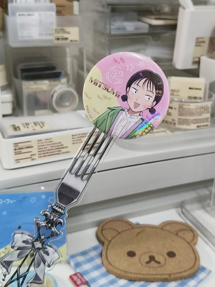 Gothic Fork-Style Acrylic Magnetic Badge Display Stick 丨 Myitabag