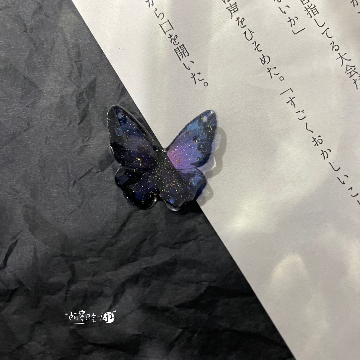 Glitter BlingBling Black Butterfly Shooting Props 丨 Myitabag