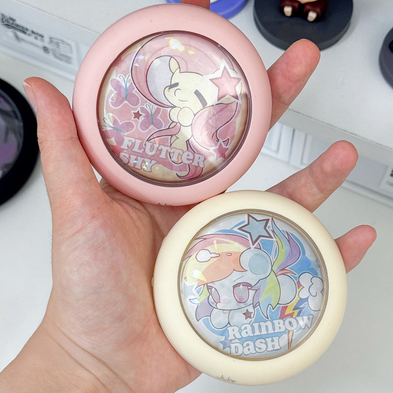 Round Badge Protector Case Ita Bag Keychain Charm 丨 Myitabag