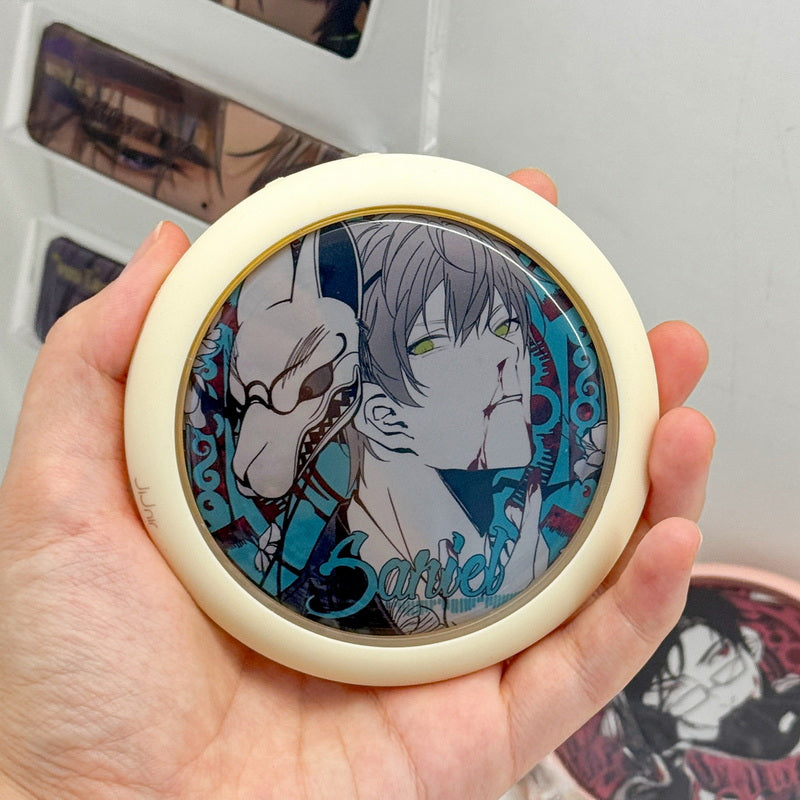 Round Badge Protector Case Ita Bag Keychain Charm 丨 Myitabag