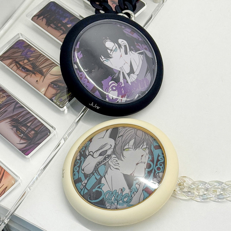 Round Badge Protector Case Ita Bag Keychain Charm 丨 Myitabag
