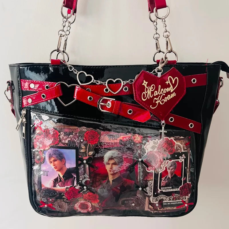 Heart Chain Punk Ita Bag 丨 Myitabag