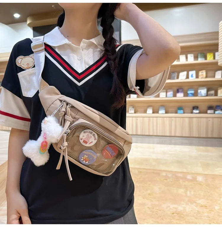 Kawaii Nylon Crossbody Itabag 丨 Myitabag