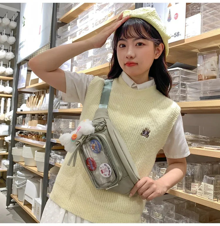 Kawaii Nylon Crossbody Itabag 丨 Myitabag