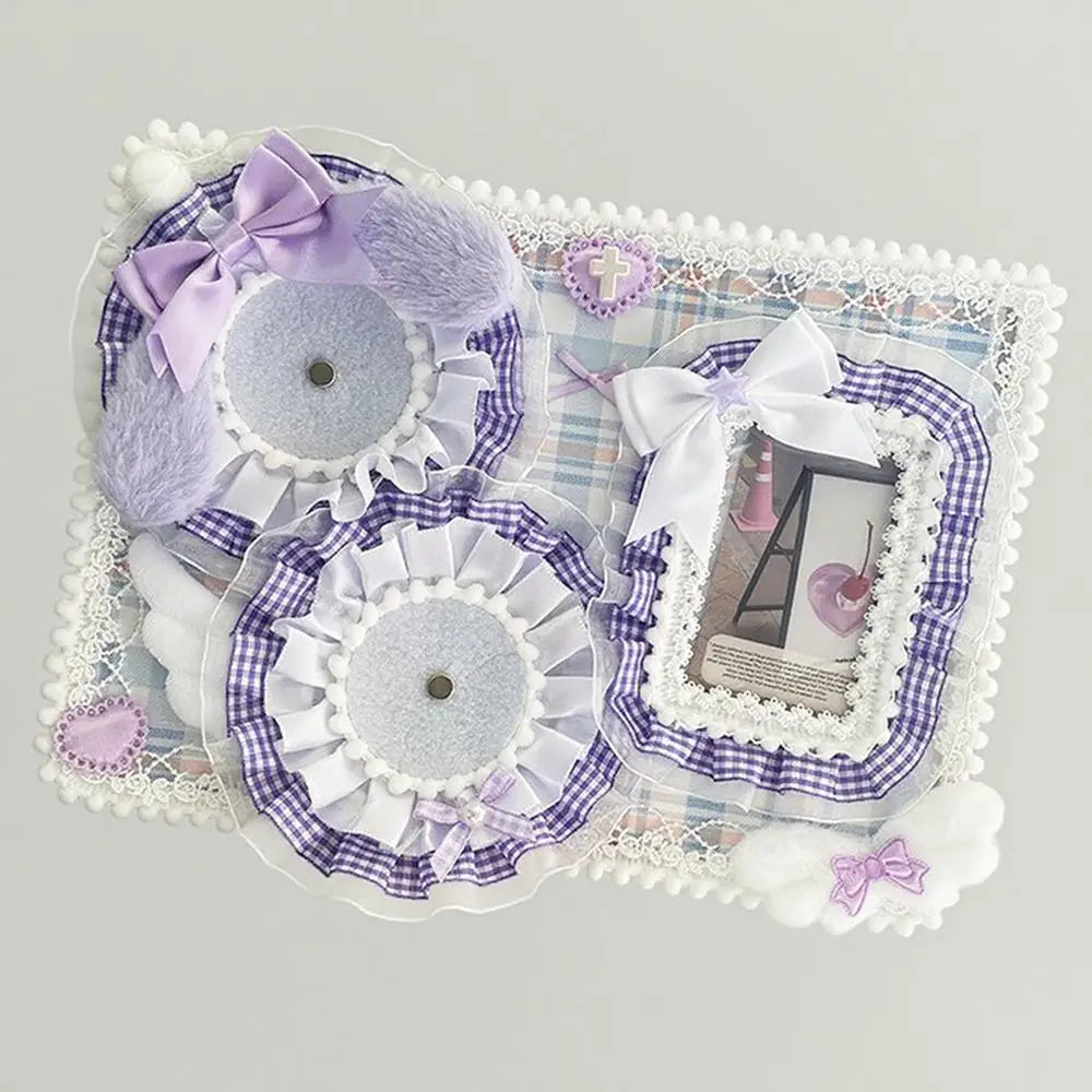 Lace Backplate Badge Organizer | Handmade Ita Bag Insert Board | Myitabag