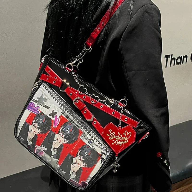 Heart Chain Punk Ita Bag 丨 Myitabag