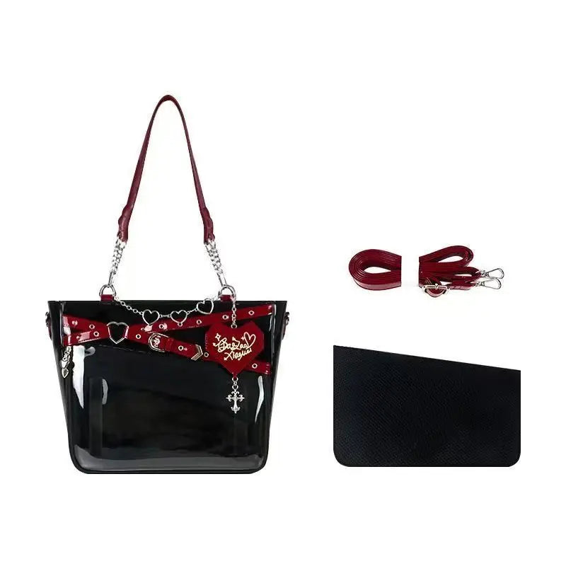 Heart Chain Punk Ita Bag 丨 Myitabag