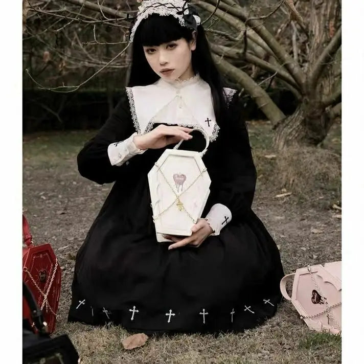 Gothic Coffin Ita bag with Chain 丨 Myitabag