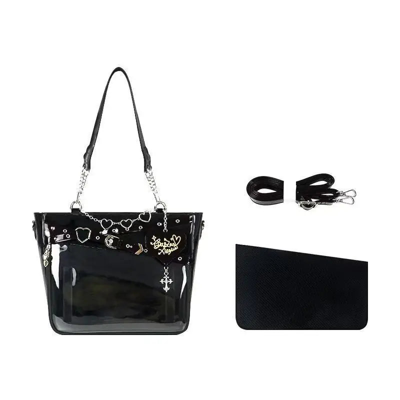 Heart Chain Punk Ita Bag 丨 Myitabag