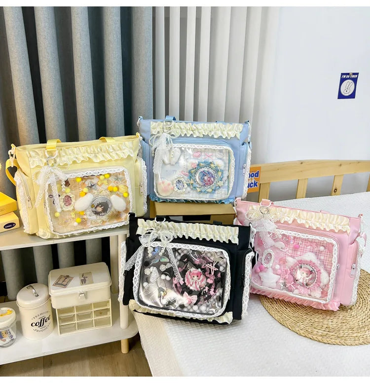 Sweetheart Ruffle Ita Crossbody 丨 Myitabag