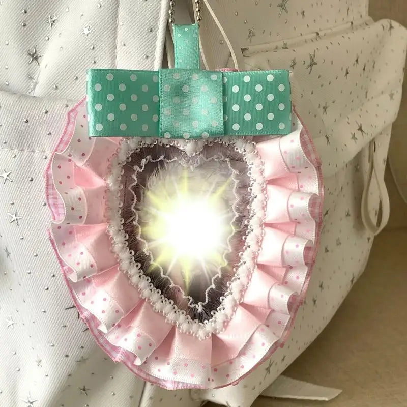 Strawberry Photo Card Holder | Kpop Ita Bag Ornament | Myitabag
