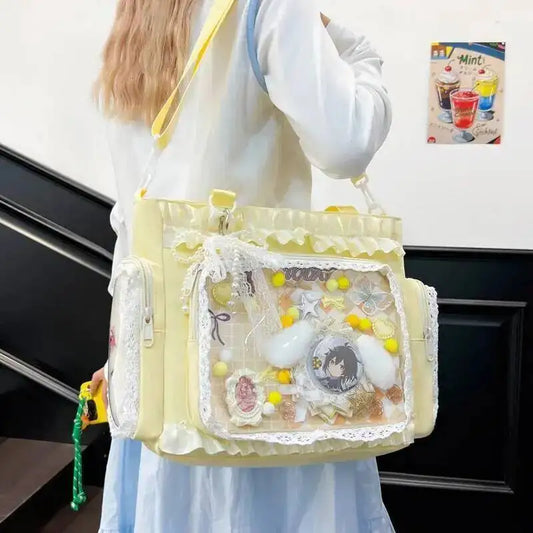 Sweetheart Ruffle Ita Crossbody 丨 Myitabag
