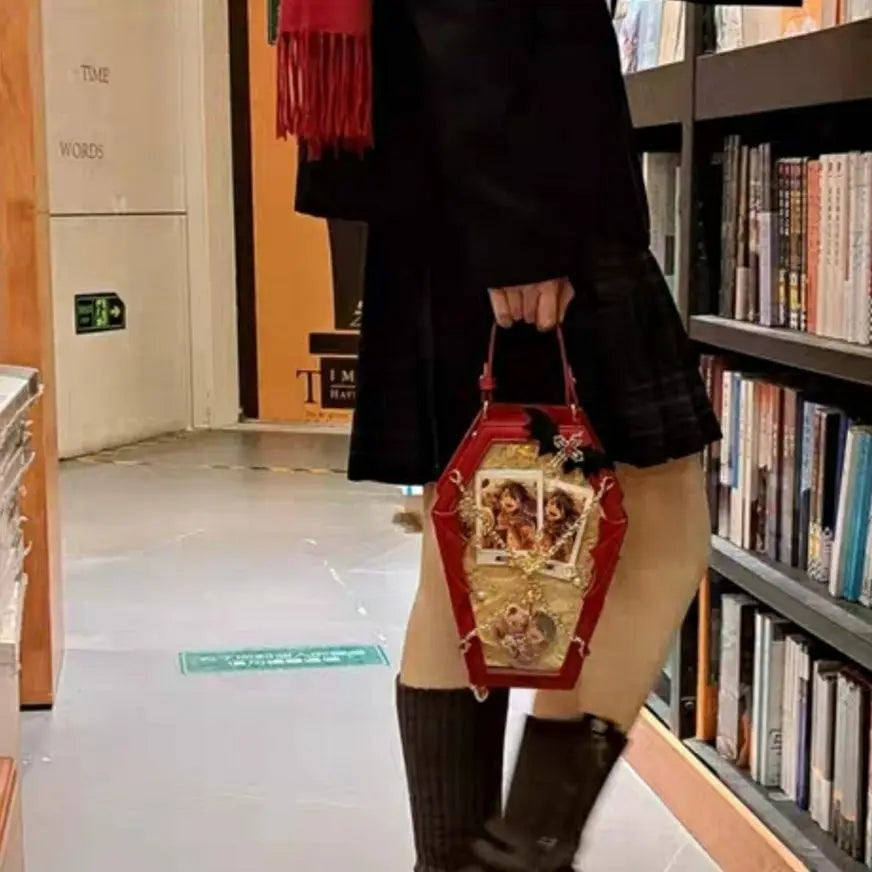 Gothic Coffin Ita bag with Chain 丨 Myitabag