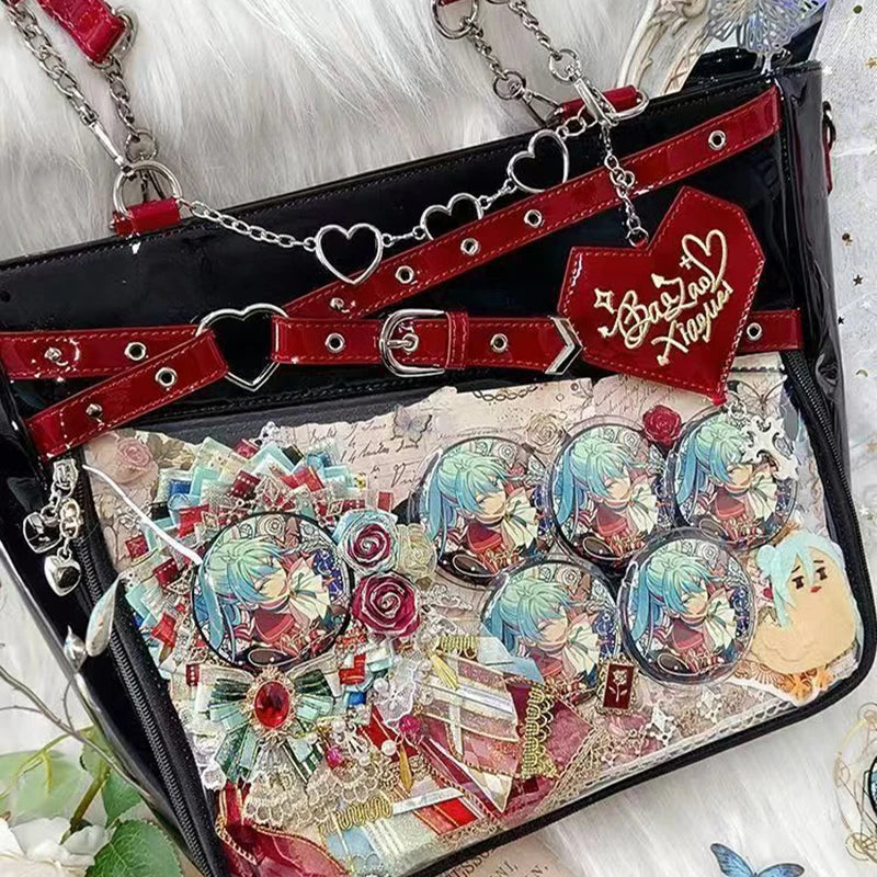 Heart Chain Punk Ita Bag 丨 Myitabag