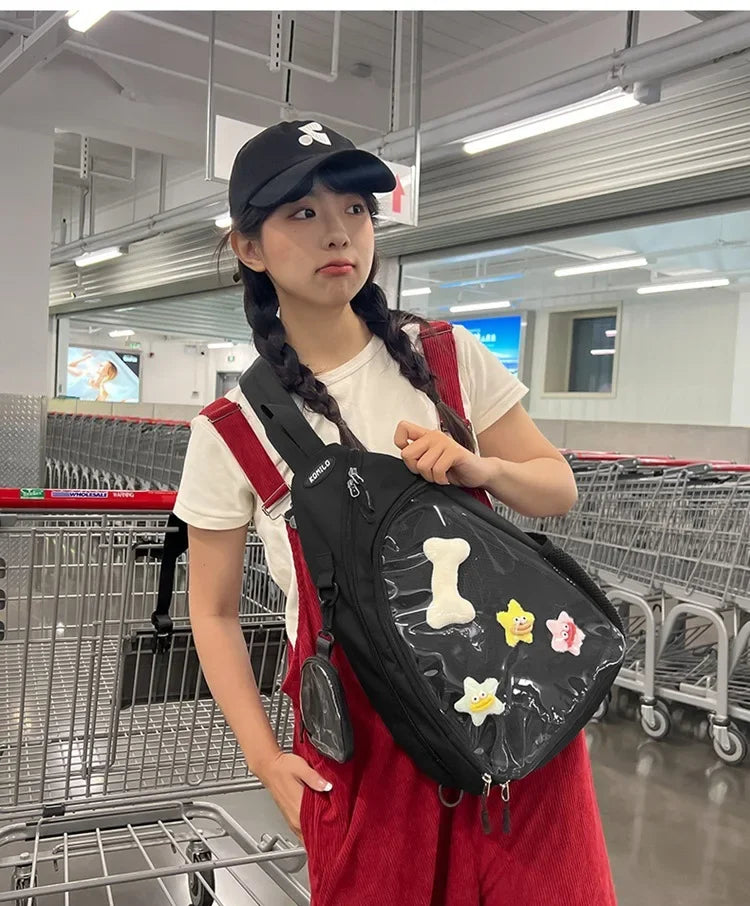 Transparent Ita Backpack with Front Display 丨 Myitabag