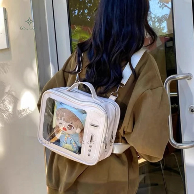 TV Model Ita Backpack | Transparent Display Knapsack | Myitabag