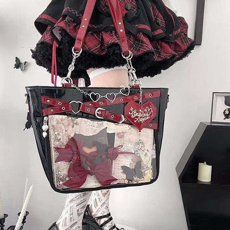 Heart Chain Punk Ita Bag 丨 Myitabag