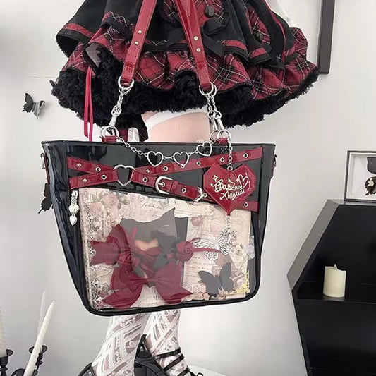 Heart Chain Punk Ita Bag 丨 Myitabag