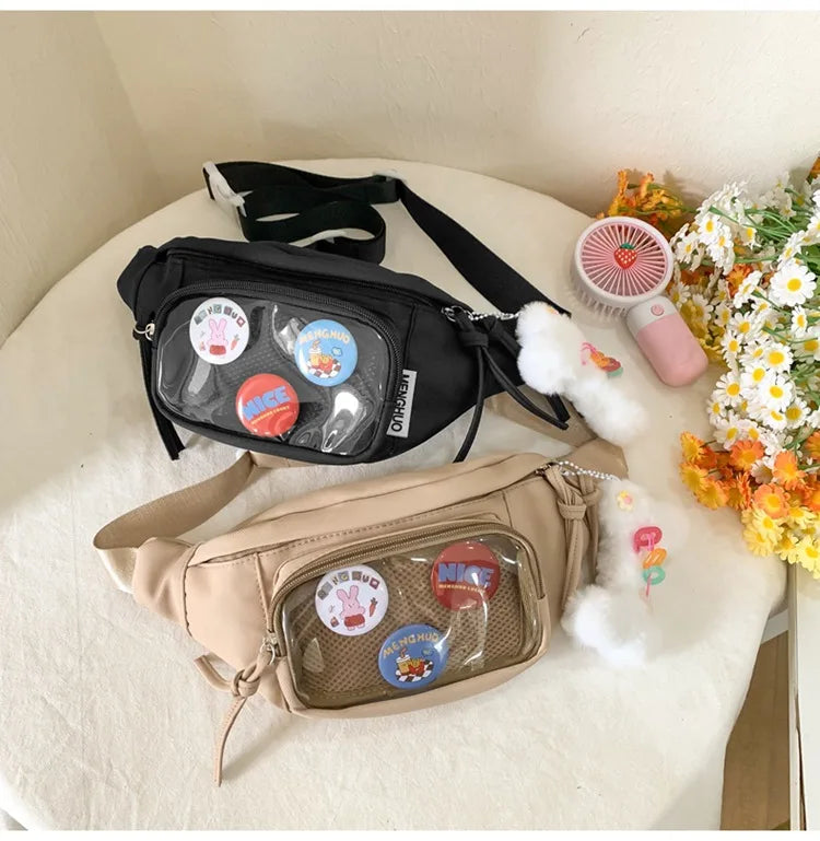 Kawaii Nylon Crossbody Itabag 丨 Myitabag
