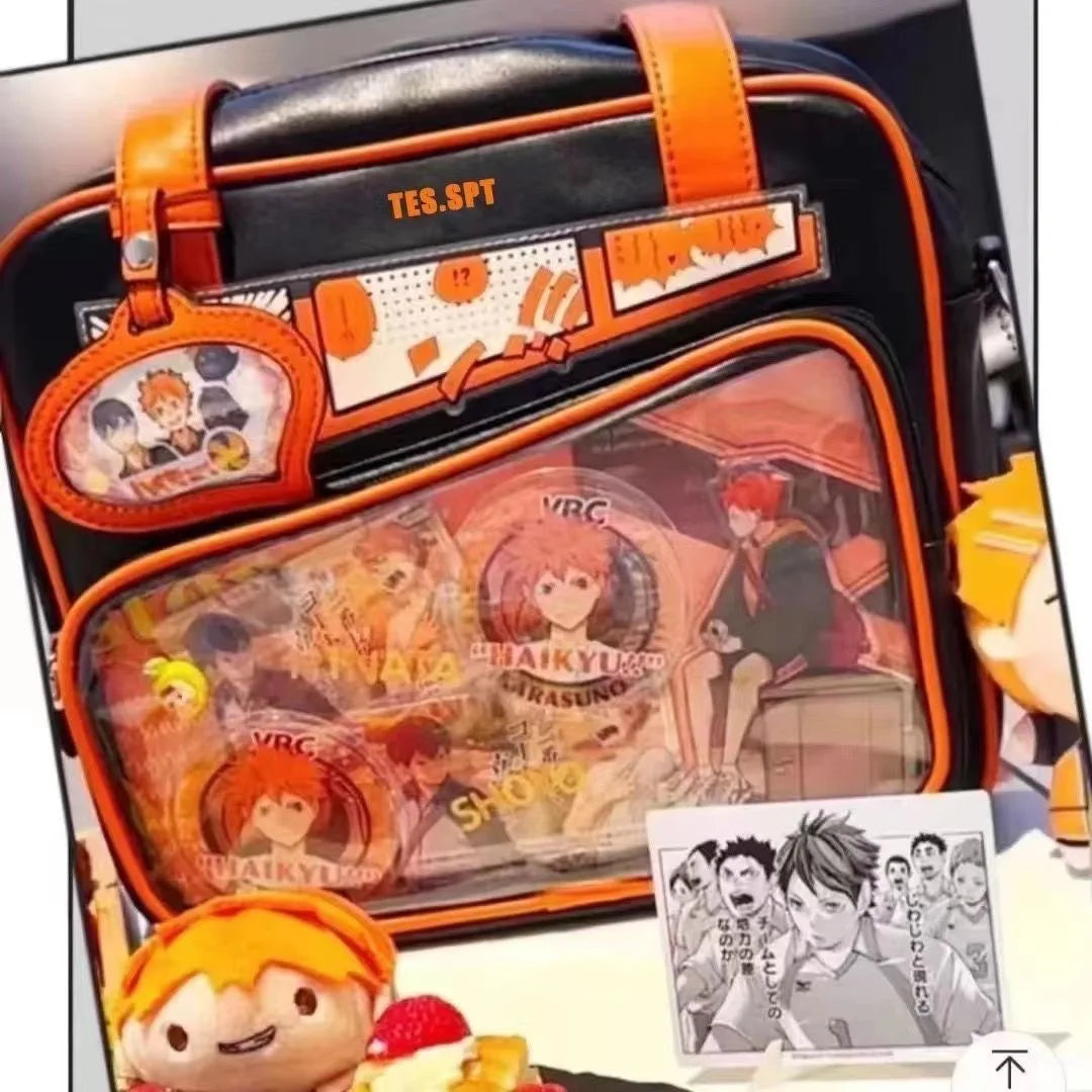 Japanese High School Cartoon Style Ita Bag product view | anime ita bag | Myitabag