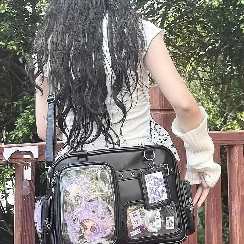 Japanese JK Tote Ita Bag | Large Capacity School Shoulder | Myitabag