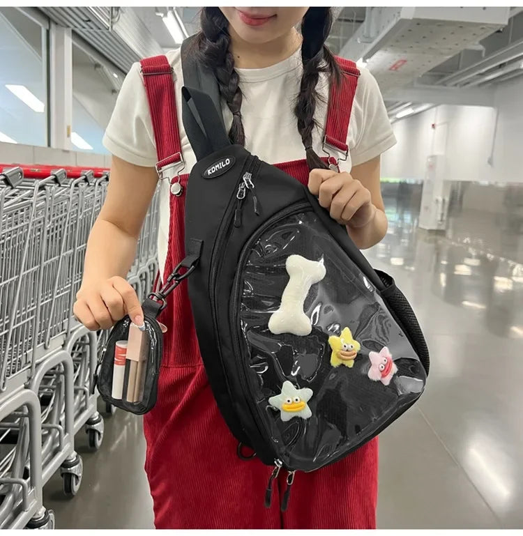 Transparent Ita Backpack with Front Display 丨 Myitabag