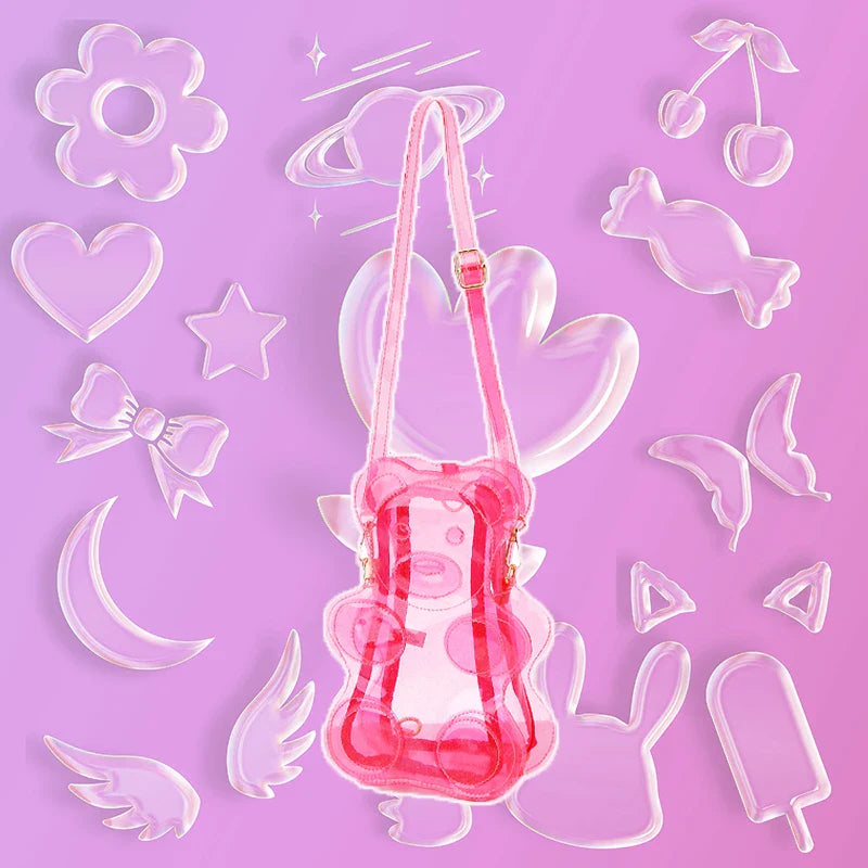 Transparent Bear Backpack 丨 Myitabag