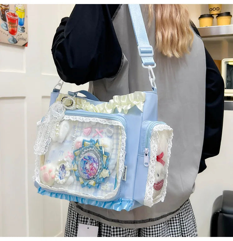Sweetheart Ruffle Ita Crossbody 丨 Myitabag