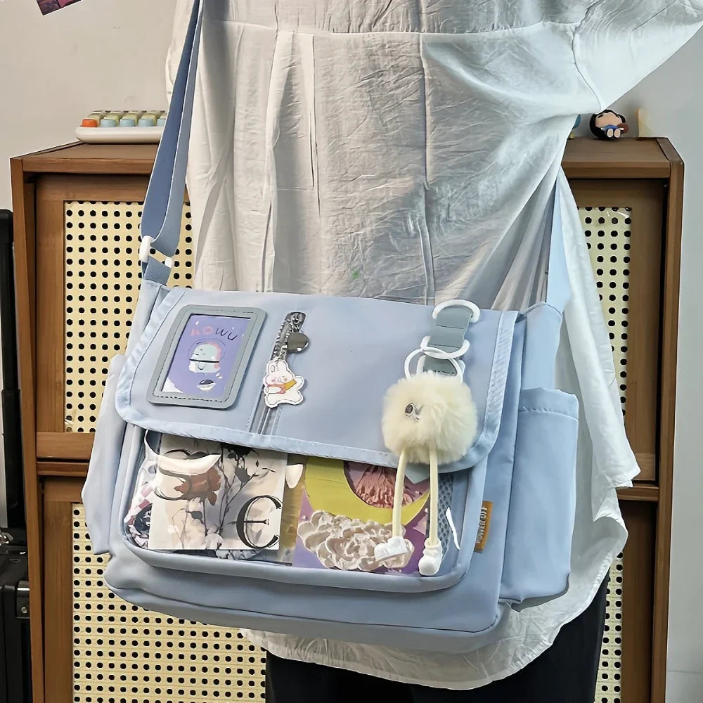 Large Ita Crossbody Messenger Bag product view | anime ita bag | Myitabag