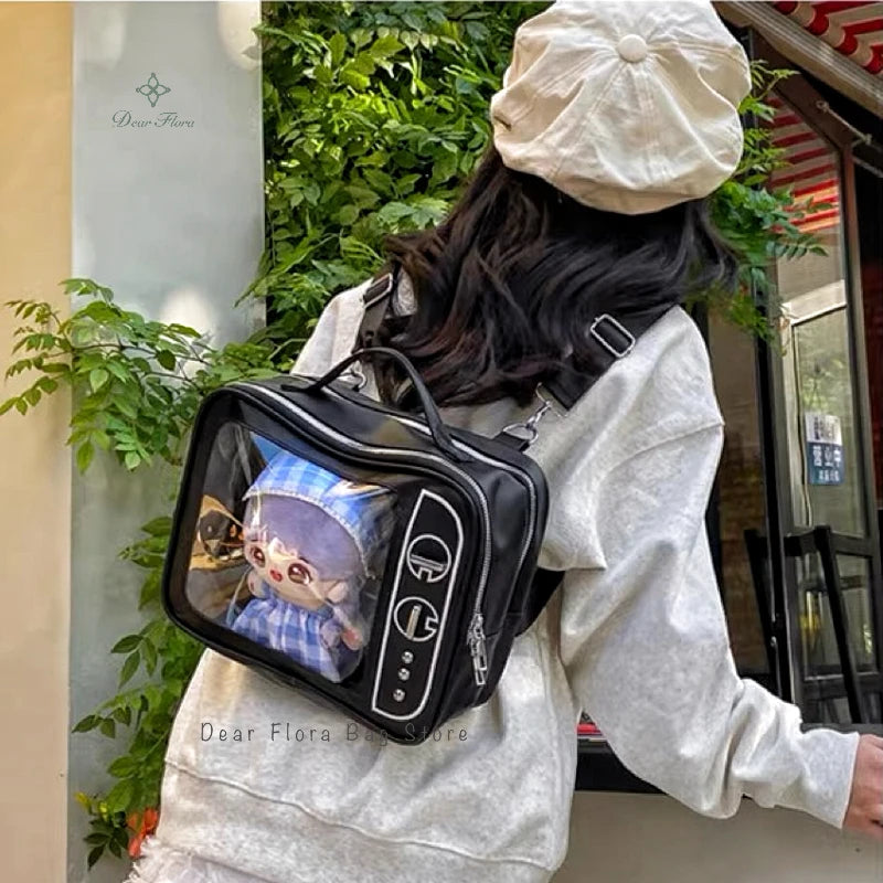 TV Model Ita Backpack | Transparent Display Knapsack | Myitabag