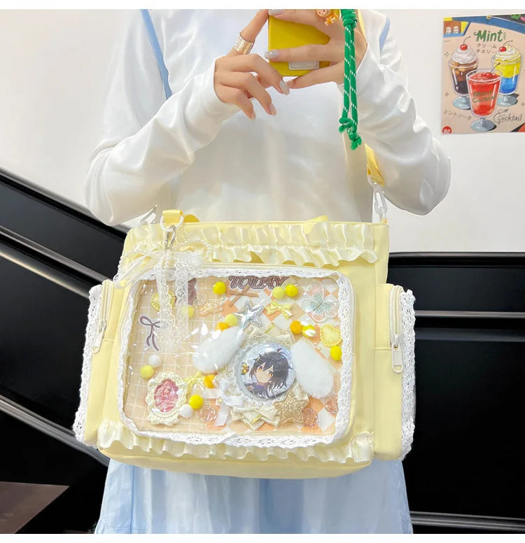 Sweetheart Ruffle Ita Crossbody 丨 Myitabag